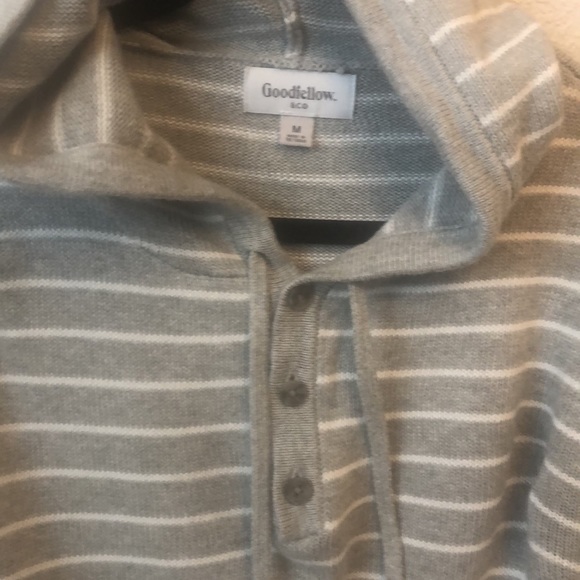 Gray hooded sweater - Picture 3 of 3